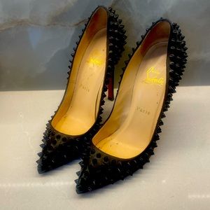 Size 36.5 studded Christian Louboutin heels